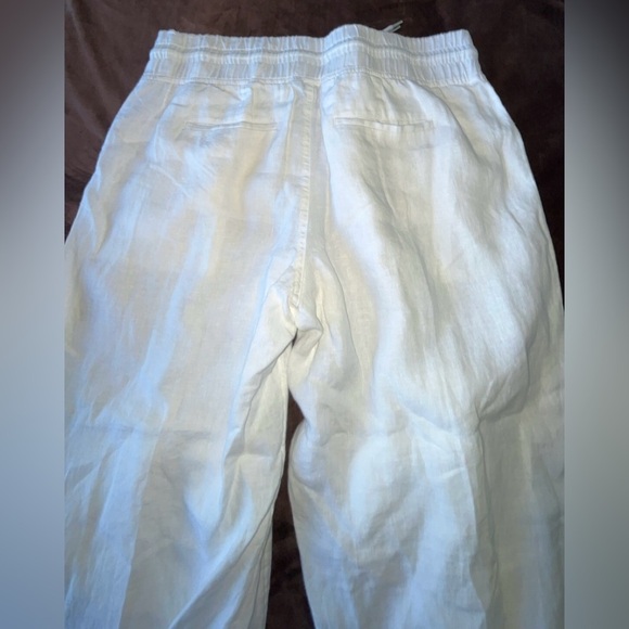 NWOT Athleta Cabo Linen Wide-leg Calla Lily White
Pants S/447244-04 SIZE 14 - Picture 6 of 11